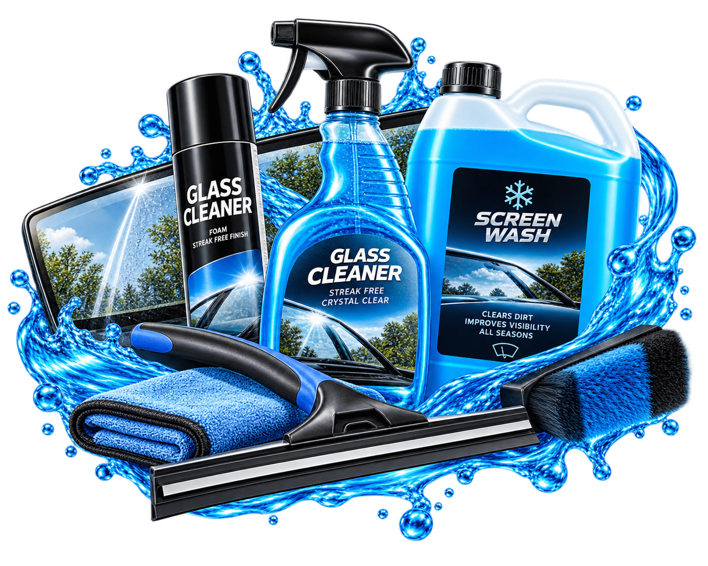 Car Glass Cleaners