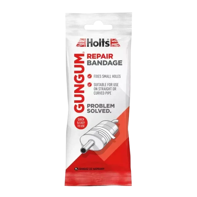Holts Gun Gum GG8RA – ремонтний бандаж для вихлопної системи, глушника та вихлопної труби - Holts - GG8RA