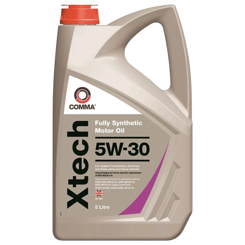 Comma XTECH 5W-30 5L XTC5L – Fully Synthetic Engine Oil ACEA A5/B5 - Comma - XTC5L