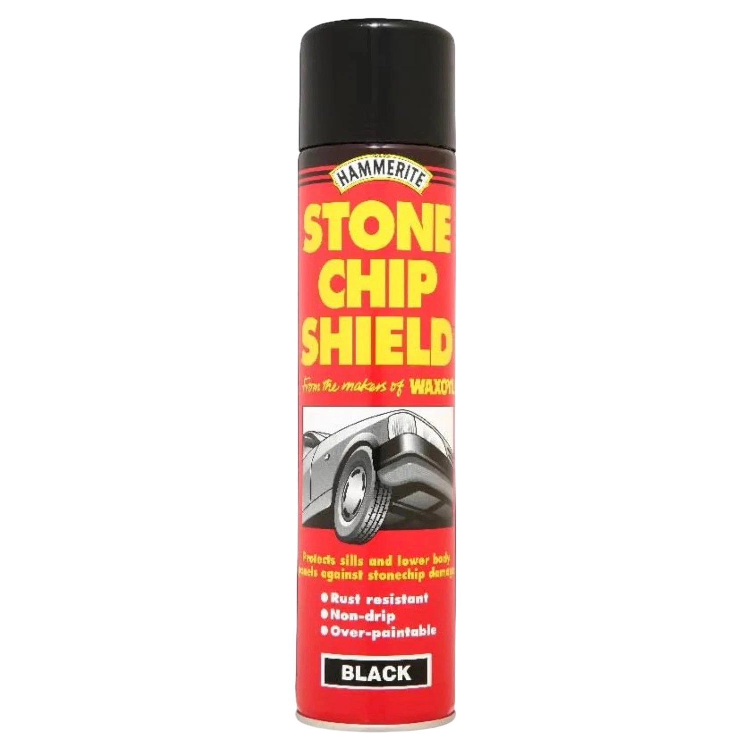 Hammerite Stone Chip Shield 600ml Black 5092832 – Underbody Protector & Anti-Chip Coating - HAMMERITE - 5092832 image 1