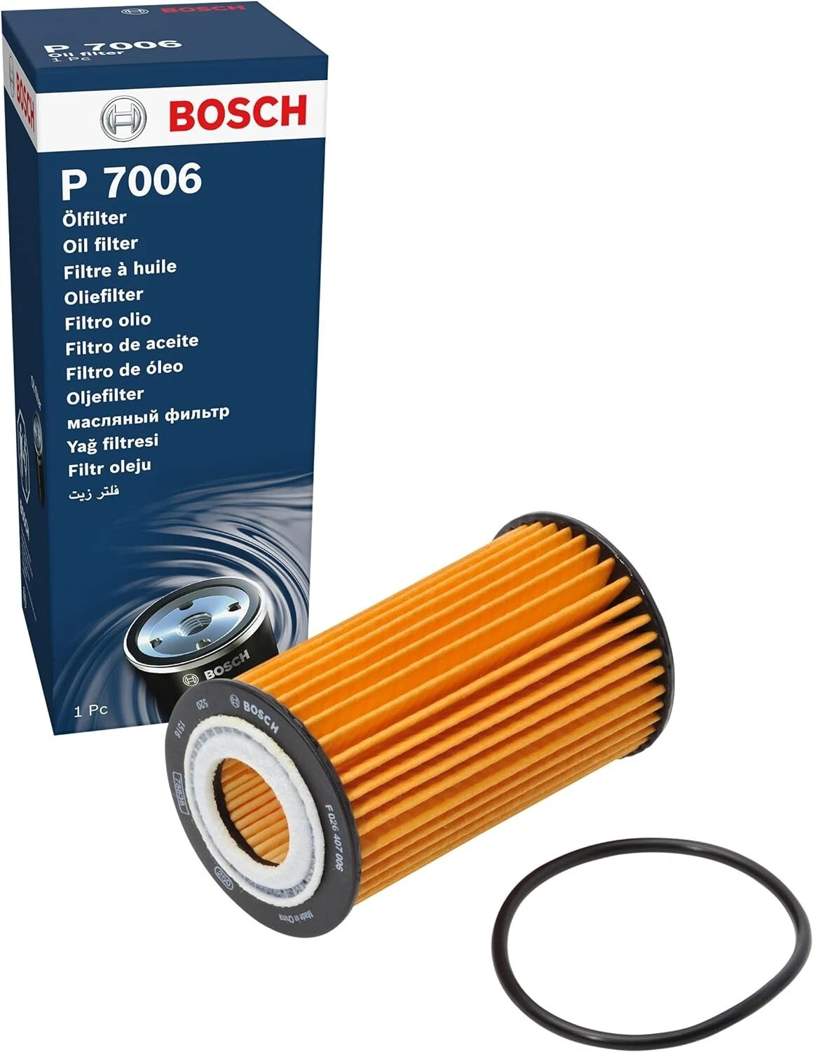 BOSCH Service Kit for Vauxhall Astra J MK6 1.6 2009–2016 – Filters & Spark Plugs - Bosch - P7006 S0351 M2004 0242229699 x4 image 2