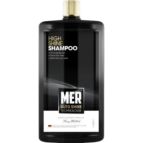 MER High Shine Car Shampoo 1L MASSH1 – Gloss Finish Water Repellent Car Wash - MER - MASSH1