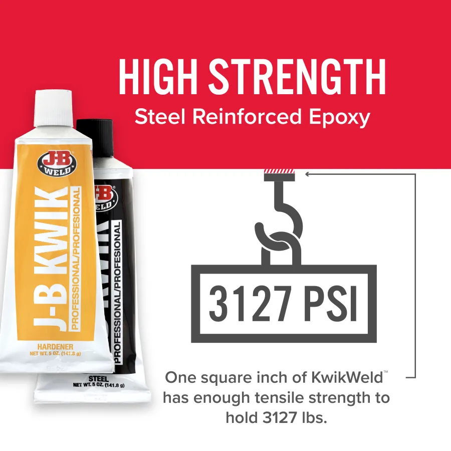 Епоксидний клей двокомпонентний J-B Weld KwikWeld 284гр 8271 - J-B WELD - 8271 зображення 2