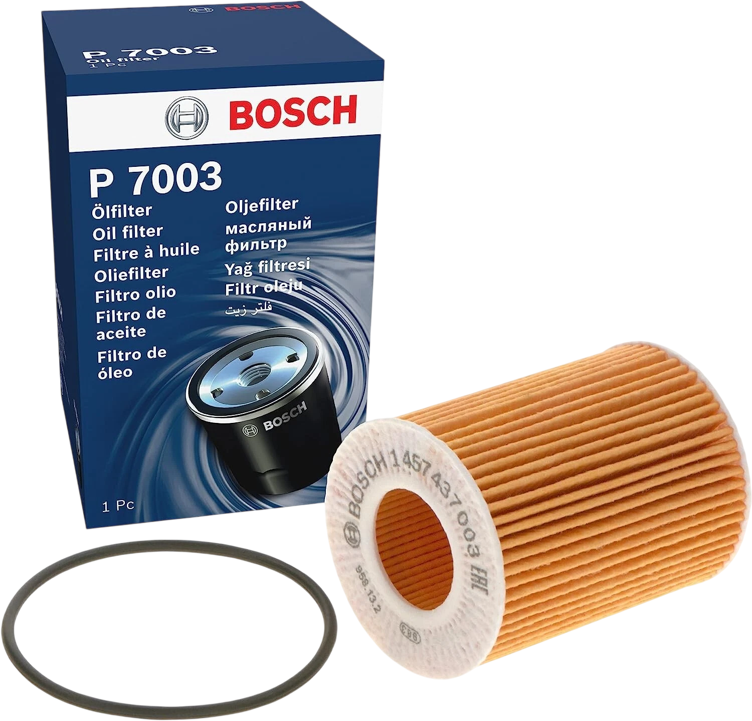 BOSCH 1457437003 Oil Filter – Fits BMW E36 E39 E46 E53 E60 E61 E65 E66 E83 E85 Petrol - Bosch - P7003 image 1