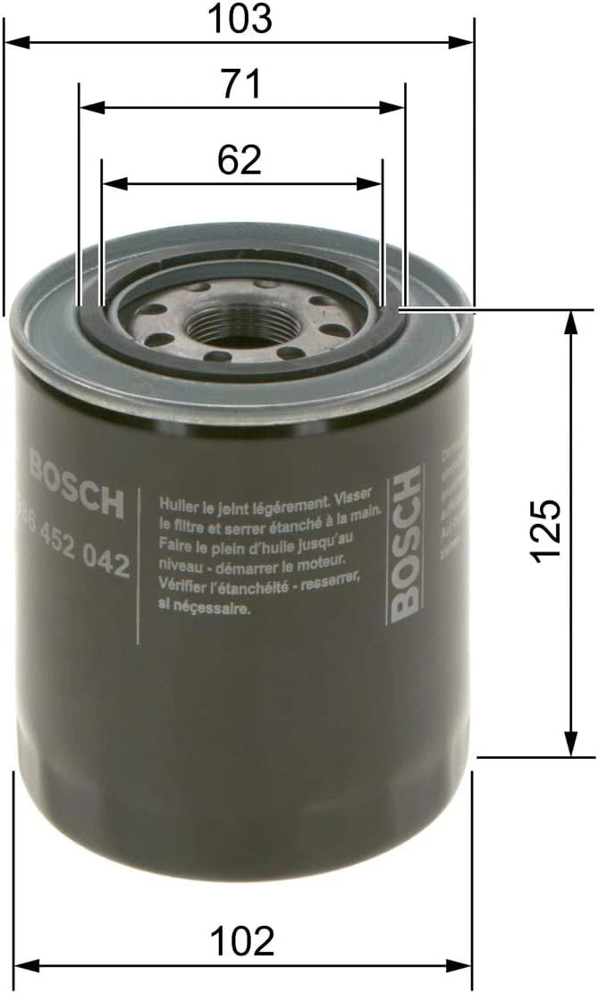 BOSCH Service Filter Kit for Mitsubishi L200 III 2.5 Diesel 2005–2015 – Oil Air Fuel Filters - Bosch - S0221 N4438 P2042 image 5