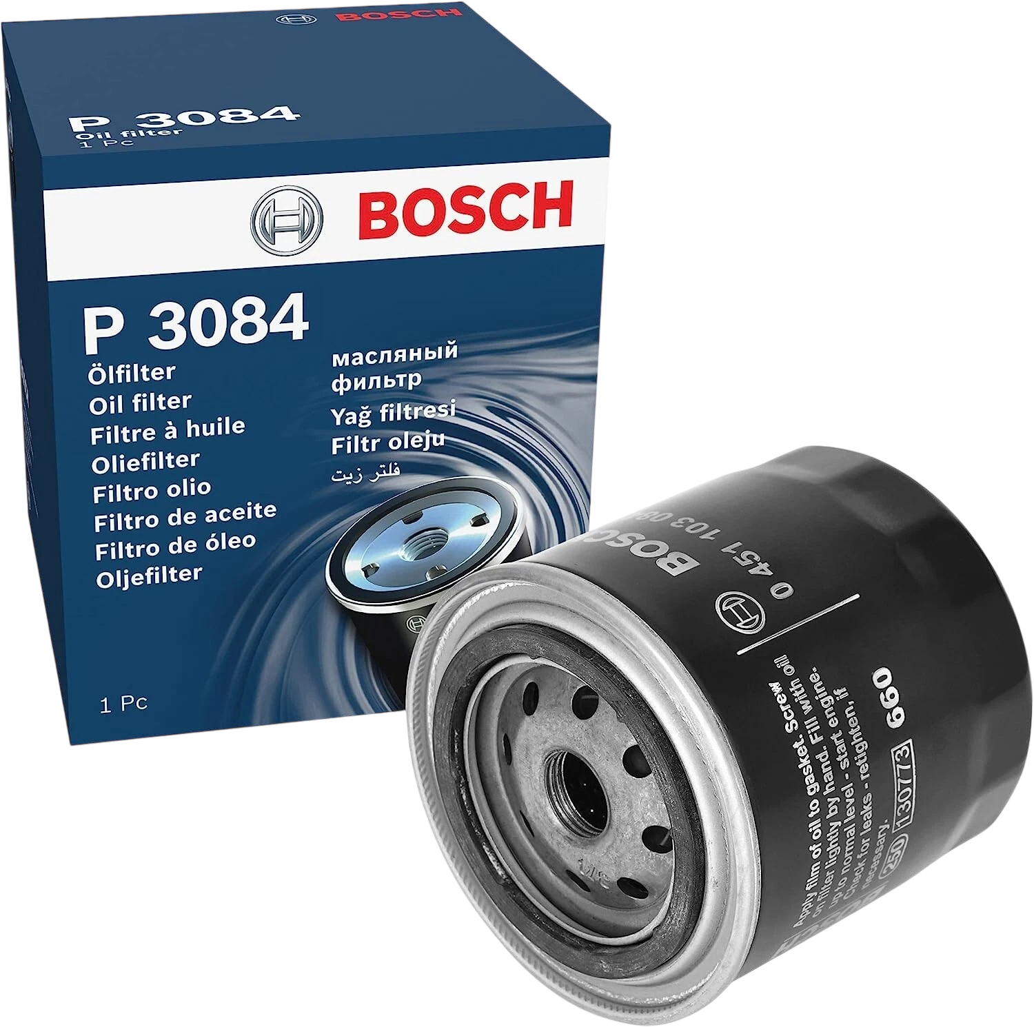 Масляный фильтр BOSCH P3084 0451103084 для Porsche и VW Transporter - Bosch - P3084
