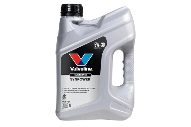 Valvoline SynPower 5W-30 повністю синтетична моторна олива 4 л ACEA A3/B3 A3/B4 908761 - VALVOLINE - 908761