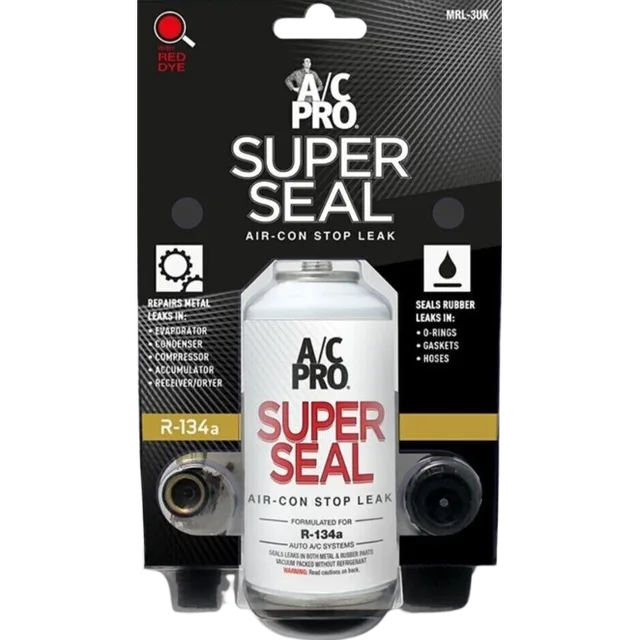 Air Conditioning R134a Super Seal A/C Stop Leak Sealer STP CAR Air Con Fix - STP - AC02002EN