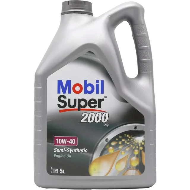 Моторна олива Mobil Super 2000 X1 10W-40 напівсинтетична 5 л - MOBIL - 151187