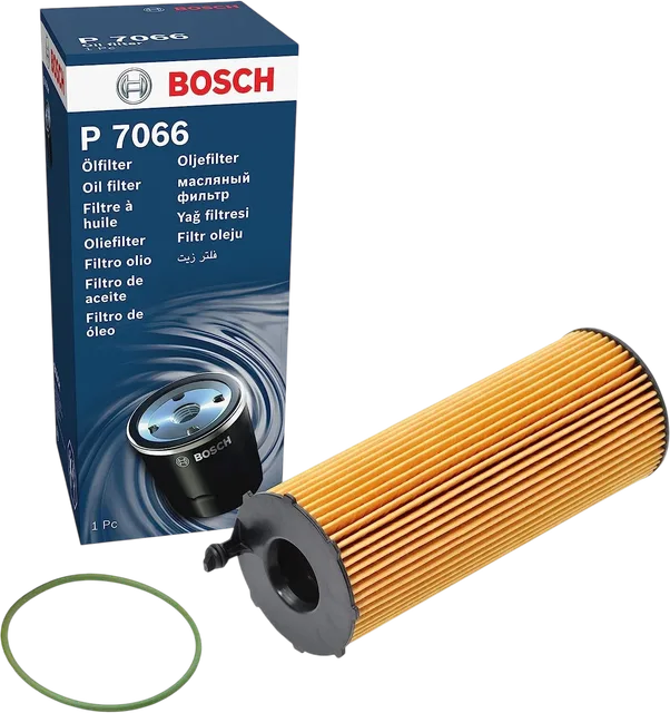 Масляний фільтр Bosch P7066 для Audi A4 A5 A6 A8 Q5 Q7 Cayenne Phaeton Touareg 2.7 3.0 4.2 TDI - Bosch - P7066