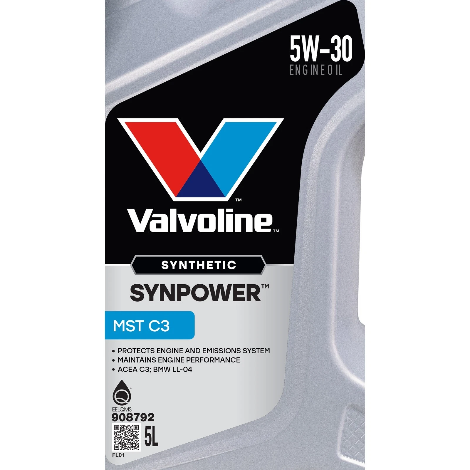 Valvoline SynPower MST C3 5W-30 5л 908792 – повністю синтетична моторна олива - VALVOLINE - 908792 зображення 6
