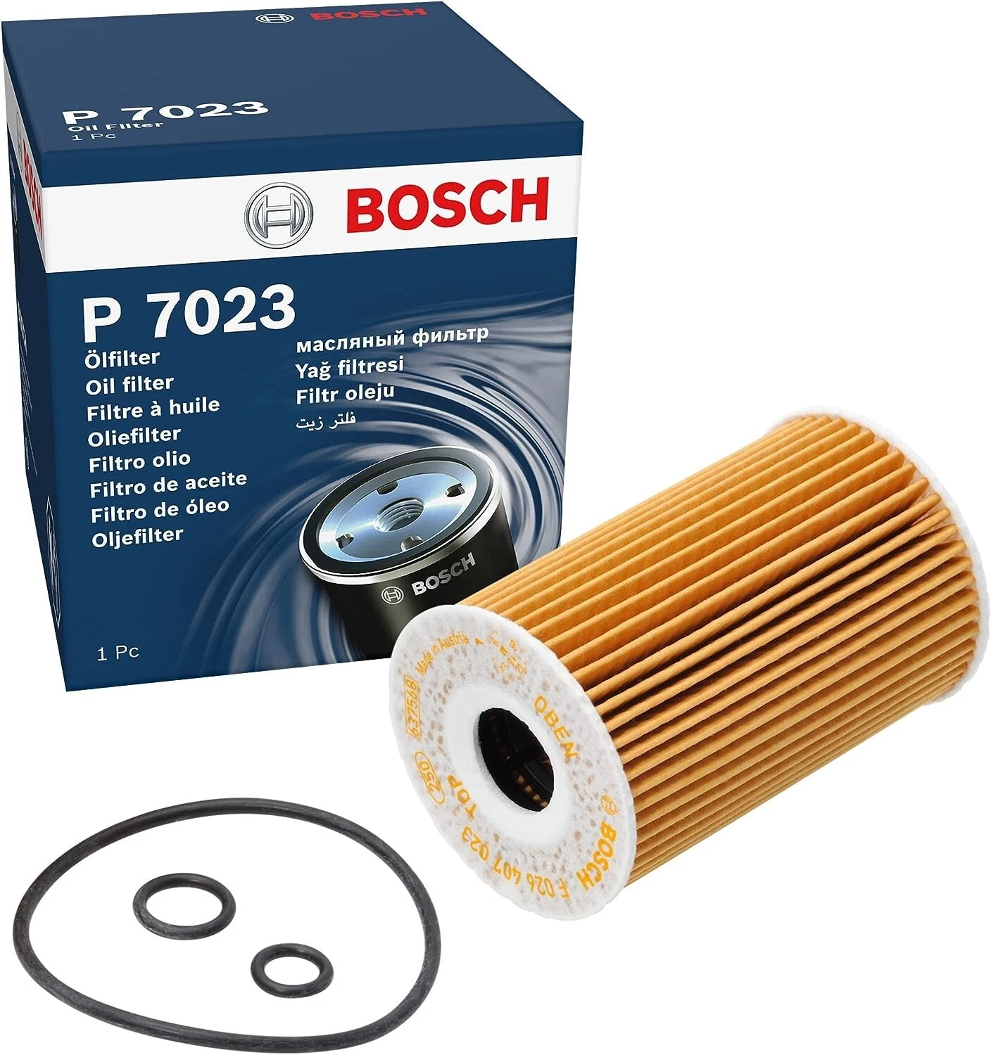 Комплект фільтрів BOSCH для Audi A4 2.0 TDI 2007–2015 – масляний, повітряний, паливний та салонний - Bosch - P7023 S0157 N2068 R2369 зображення 4