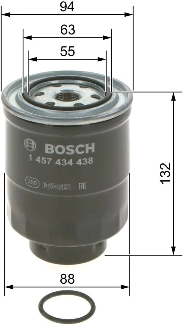 BOSCH Service Kit for Ford Ranger 2.5 Turbo Diesel 2000–2006 – Filter Set - Bosch - P4063 N4438 S0165 image 4
