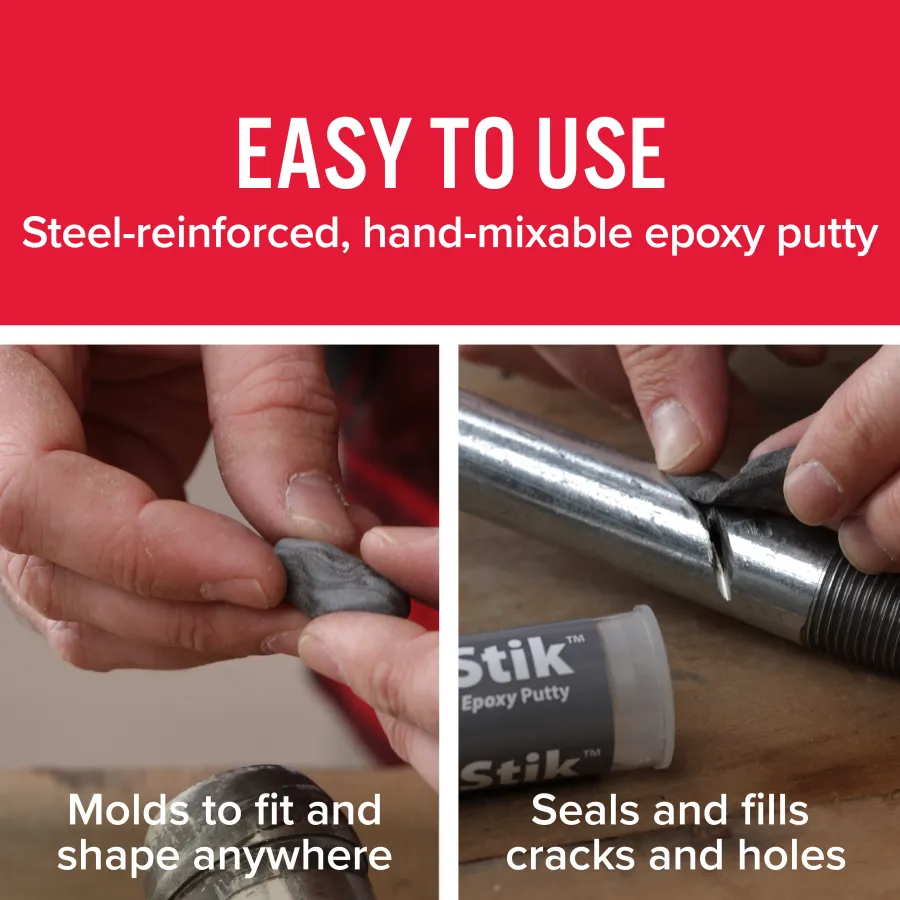 JB Weld SteelStik Steel Reinforced Epoxy Putty Stick 57g Metal Repair Compound - J-B WELD - 8267-S image 10