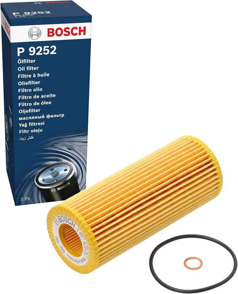 Комплект ТО Bosch для BMW 5 Series 525d E60 E61 2004–2010 масляний повітряний і салонний фільтри - Bosch - P9252 S3589 M5184 зображення 7