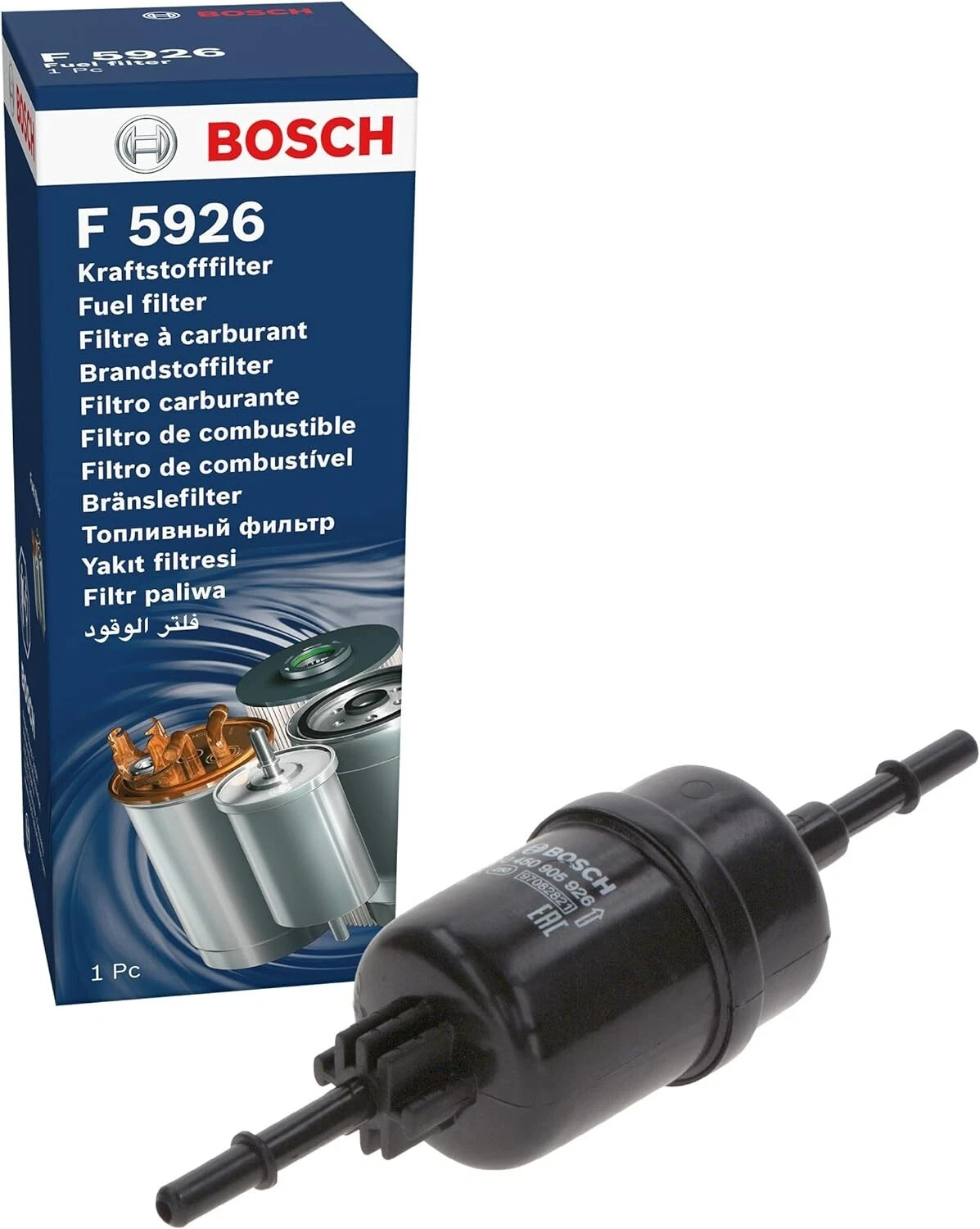 Сервісний комплект BOSCH & NGK для Ford Fiesta MK6 1.25 16V 2002–2008 – фільтри та свічки запалювання - Bosch - P7078 S3593 F5926 M2087 0005 x4 зображення 4