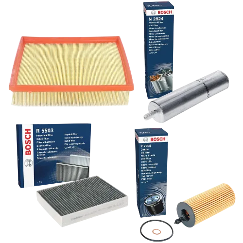 Bosch Service Kit for BMW 4 Series F32 F33 F36 420d B47 2015-2019 Full Filter Set - Bosch - P7205 S0374 N2824 R5503