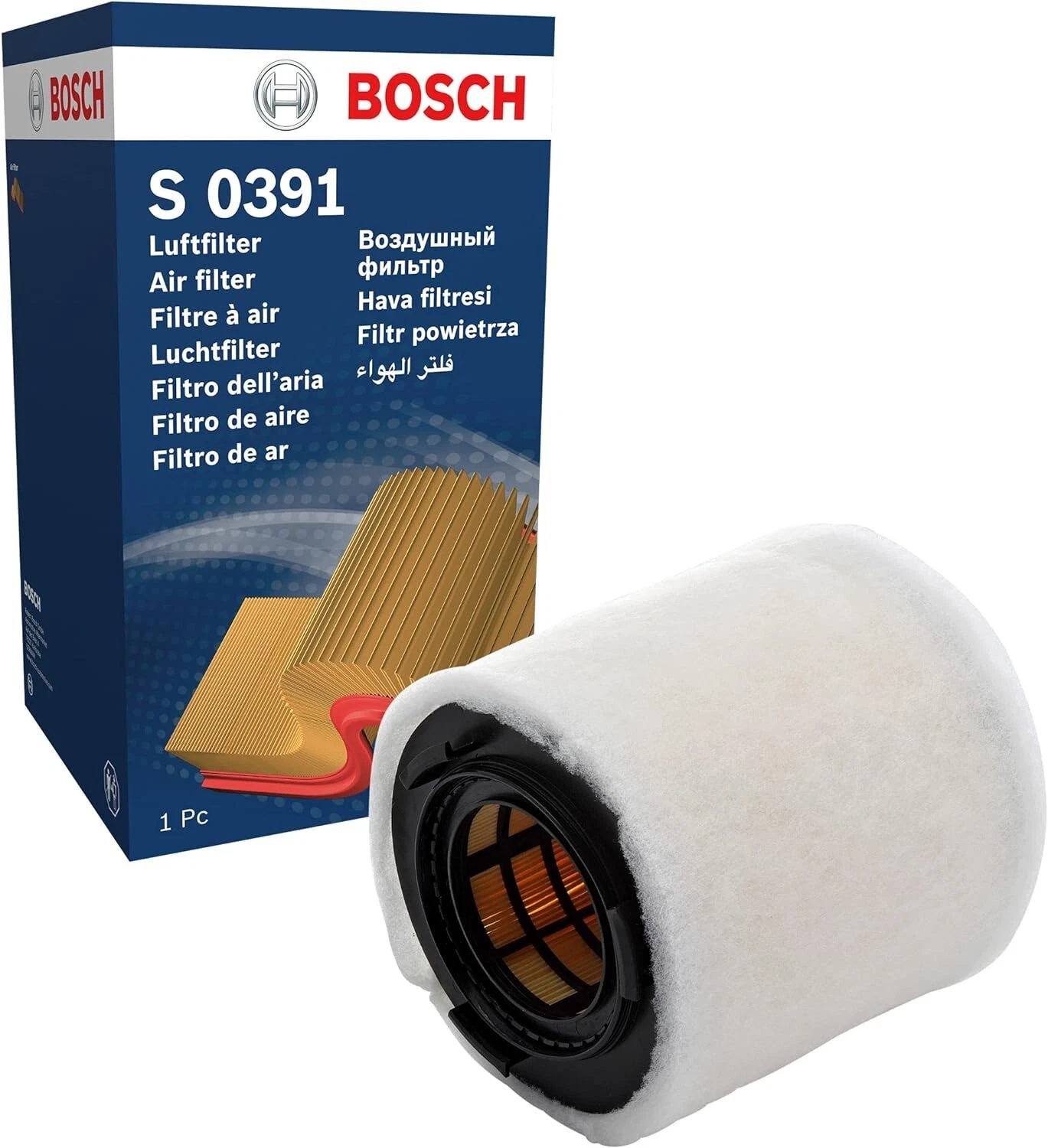 BOSCH Service Kit for Audi A1 1.4 TFSI 2010–2019 – Filters & Spark Plugs - Bosch - F026407183 S0391 M5002 0242240665 x4 image 3