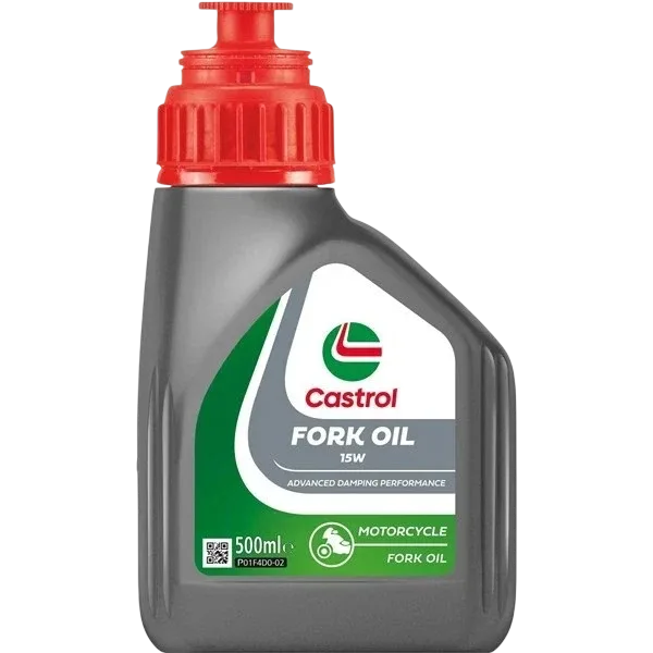Минеральное масло для вилки Castrol 15W 500 мл – жидкость для подвески мотоцикла 15F1ED - Castrol - 15F1ED