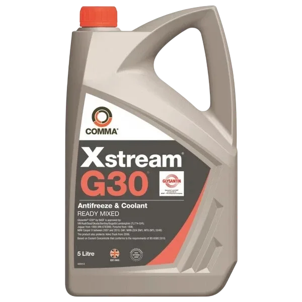 COMMA Xstream G30 Antifreeze & Coolant Ready to Use 5L – Engine Coolant XSM5L - Comma - XSM5L