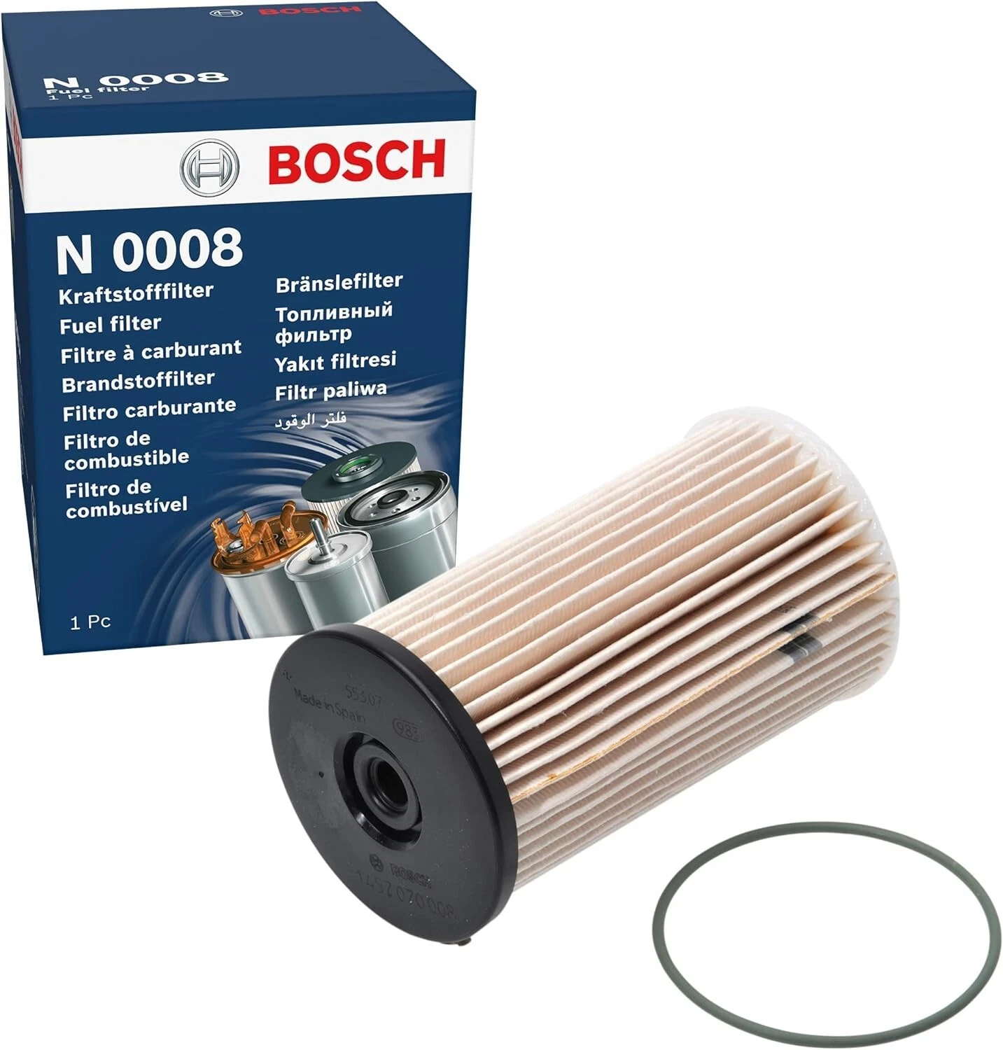 BOSCH Сервісний комплект для VW Golf MK6 Cabrio 2.0 TDI CFHC 2011–2016 – повний комплект фільтрів - Bosch - P7023 S9404 N0008 R2597 зображення 5