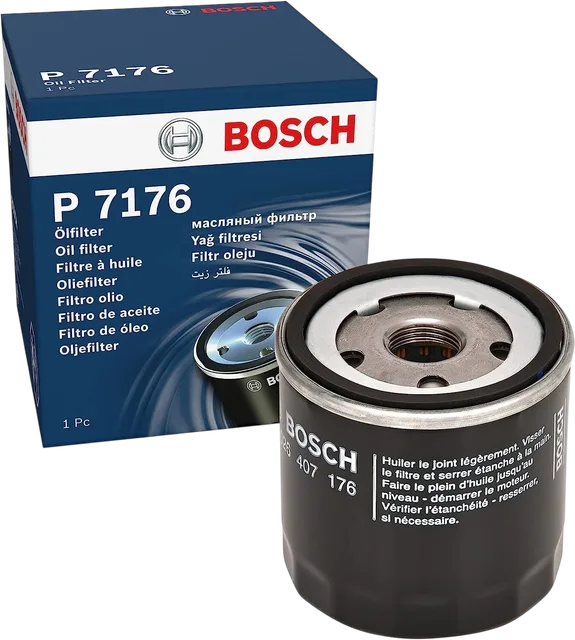 Bosch Oil Filter P7176 F026407176 – A6071840225 6071840225 1520800Q1D 1520800Q1J - Bosch - P7176