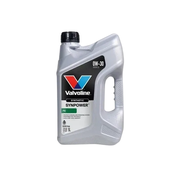 Valvoline SynPower FE 0W-30 Fully Synthetic Engine Oil 5L – Fuel Efficient Motor Oil - VALVOLINE - 908794