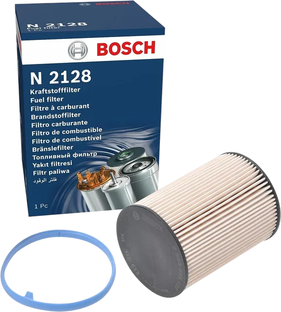 Bosch Fuel Filter for Volvo C30 C70 V40 V50 V60 V70 S40 S60 S80 XC60 XC70 2.0 2.4D Diesel - Bosch - N2128
