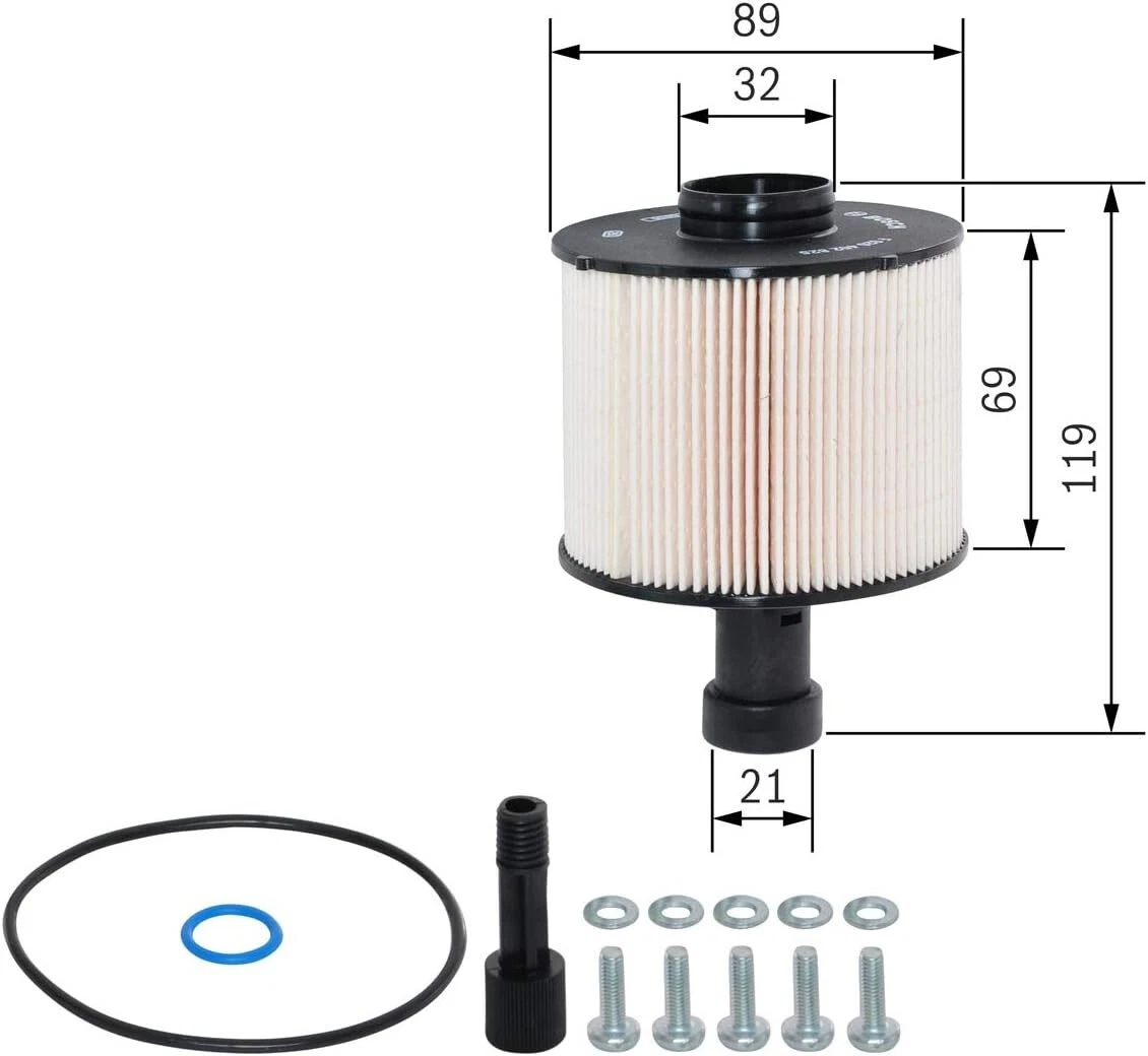 BOSCH Service Kit for Dacia Duster 1.5 dCi 2010–2018 – Oil Air & Fuel Filters - Bosch - P7022 S0323 N2825 image 3