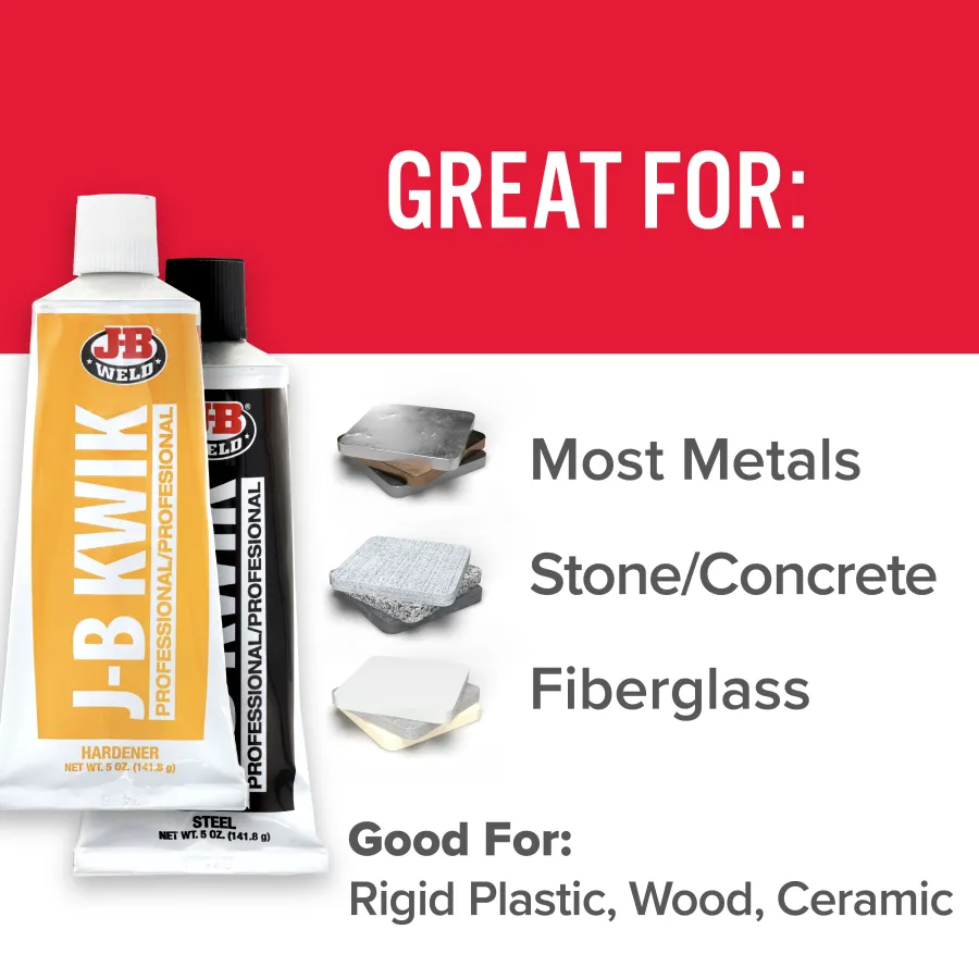 Епоксидний клей двокомпонентний J-B Weld KwikWeld 284гр 8271 - J-B WELD - 8271 зображення 5