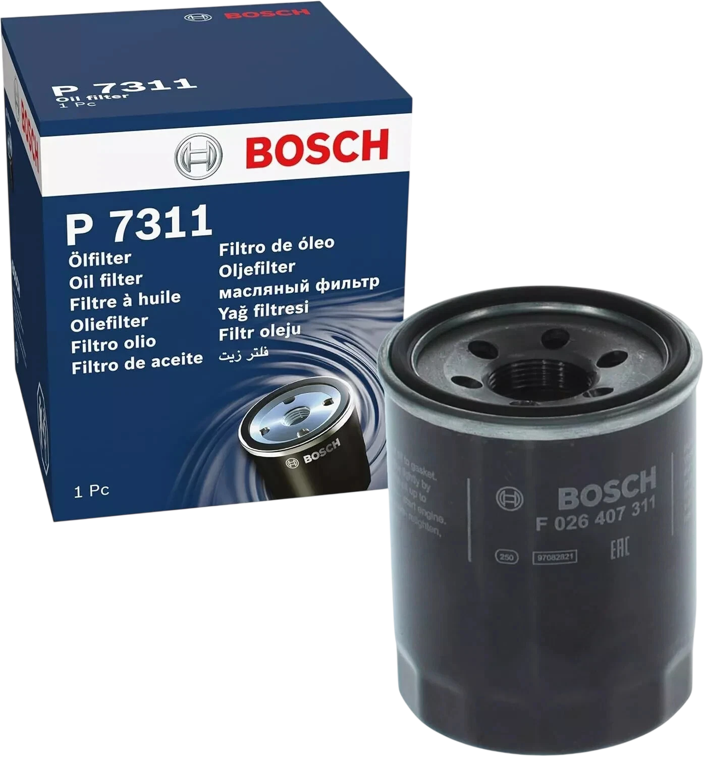 BOSCH P7311 масляний фільтр – для Isuzu D-Max MK2 2.5D 2012–2022 5876150000 8981650710 - Bosch - P7311