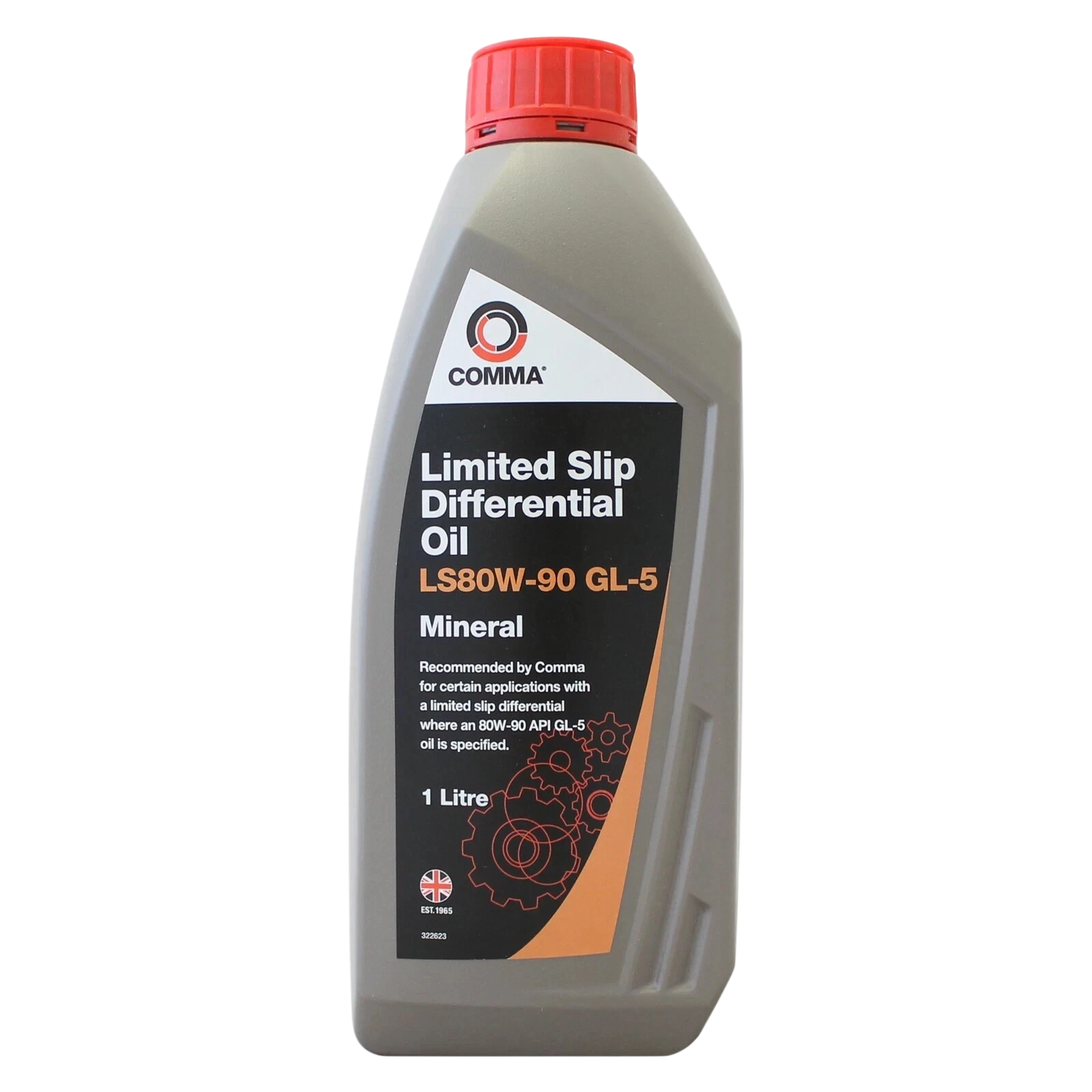 Comma LS 80W-90 1L LS80W901L – GL-5 Mineral Limited Slip Differential Gear Oil - Comma - LS80W901L