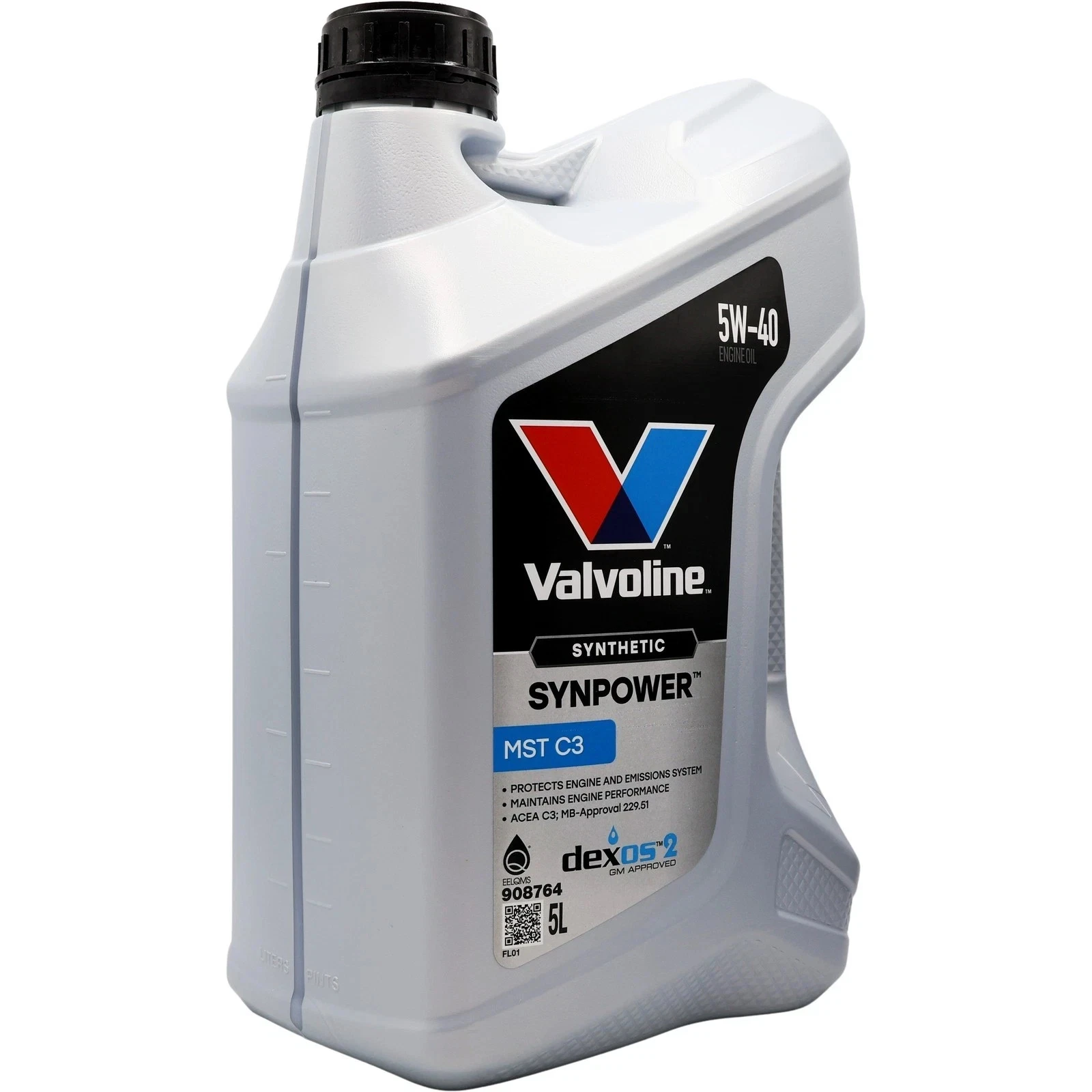 Моторна олива Valvoline SynPower MST C3 5W-40 синтетична 5 л – 908764 - VALVOLINE - 908764 зображення 4