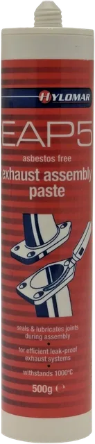 Hylomar Exhaust Assembly Paste EAP5 500g – Joint Gasket Heat Resistant Up to 1000°C - HYLOMAR - F/EXPA0HY/500G