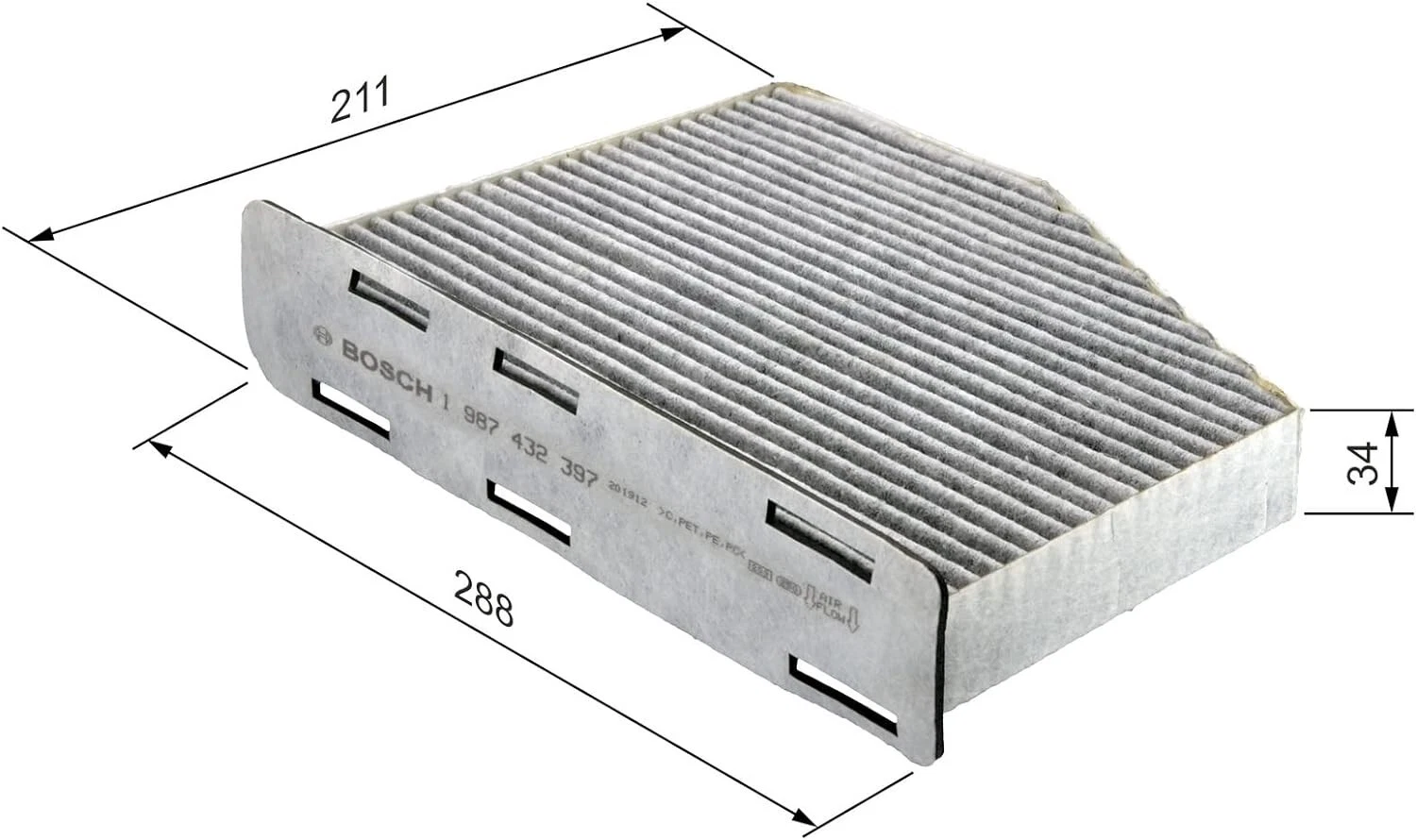 BOSCH Full Service Kit for Audi A3 8P1 8PA 1.6 2.0 TDI – Oil Air Fuel & Cabin Filters - Bosch - P7023 N0008 R2397 S9404 image 9