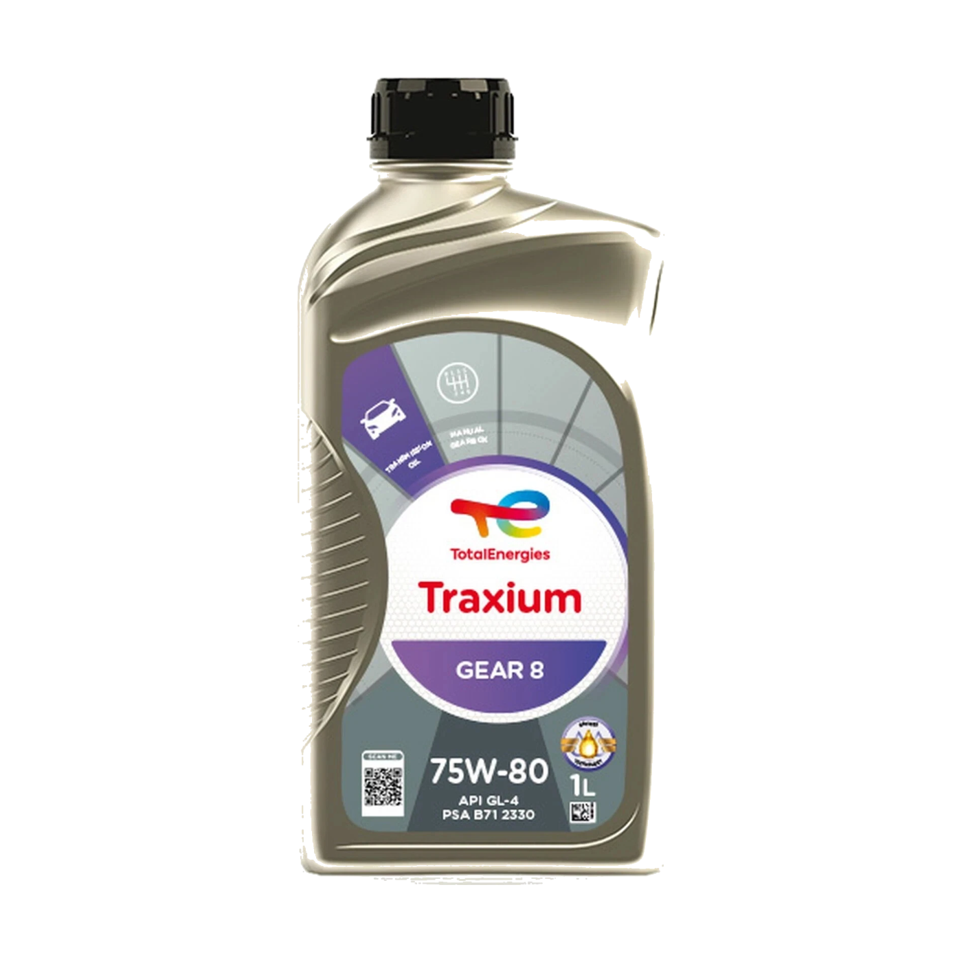 TotalEnergies Traxium Gear 8 75W-80 1L Manual Transmission Oil API GL-4 PSA B71 2330 - TotalEnergies - 214082