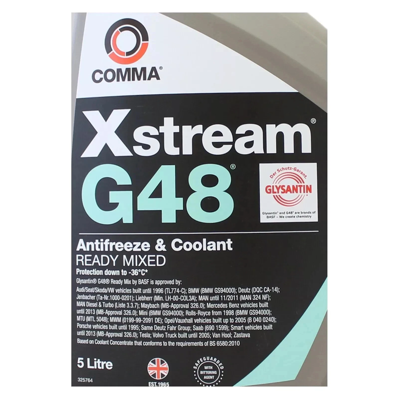 Comma Xstream G48 XSG48M5L Antifreeze & Coolant Ready To Use 5L - Comma - XSG48M5L image 4