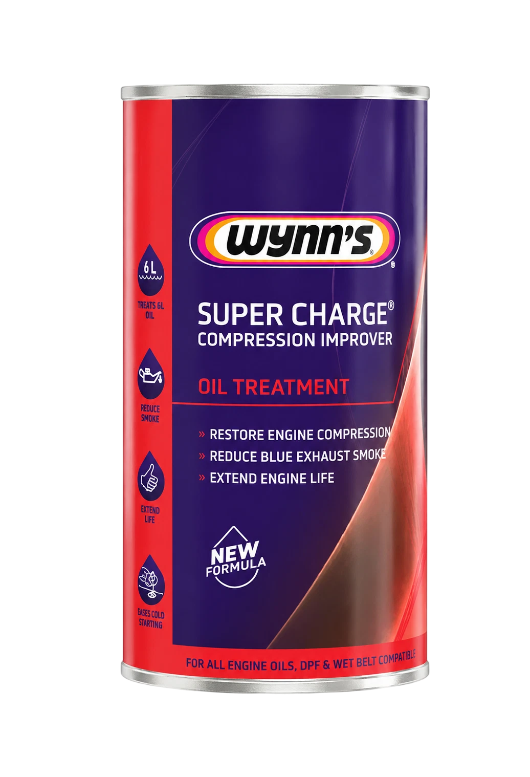 Wynn’s Super Charge Oil Treatment 300мл 51420 – присадка до моторної оливи для бензинових і дизельних двигунів - Wynn`s - 51420