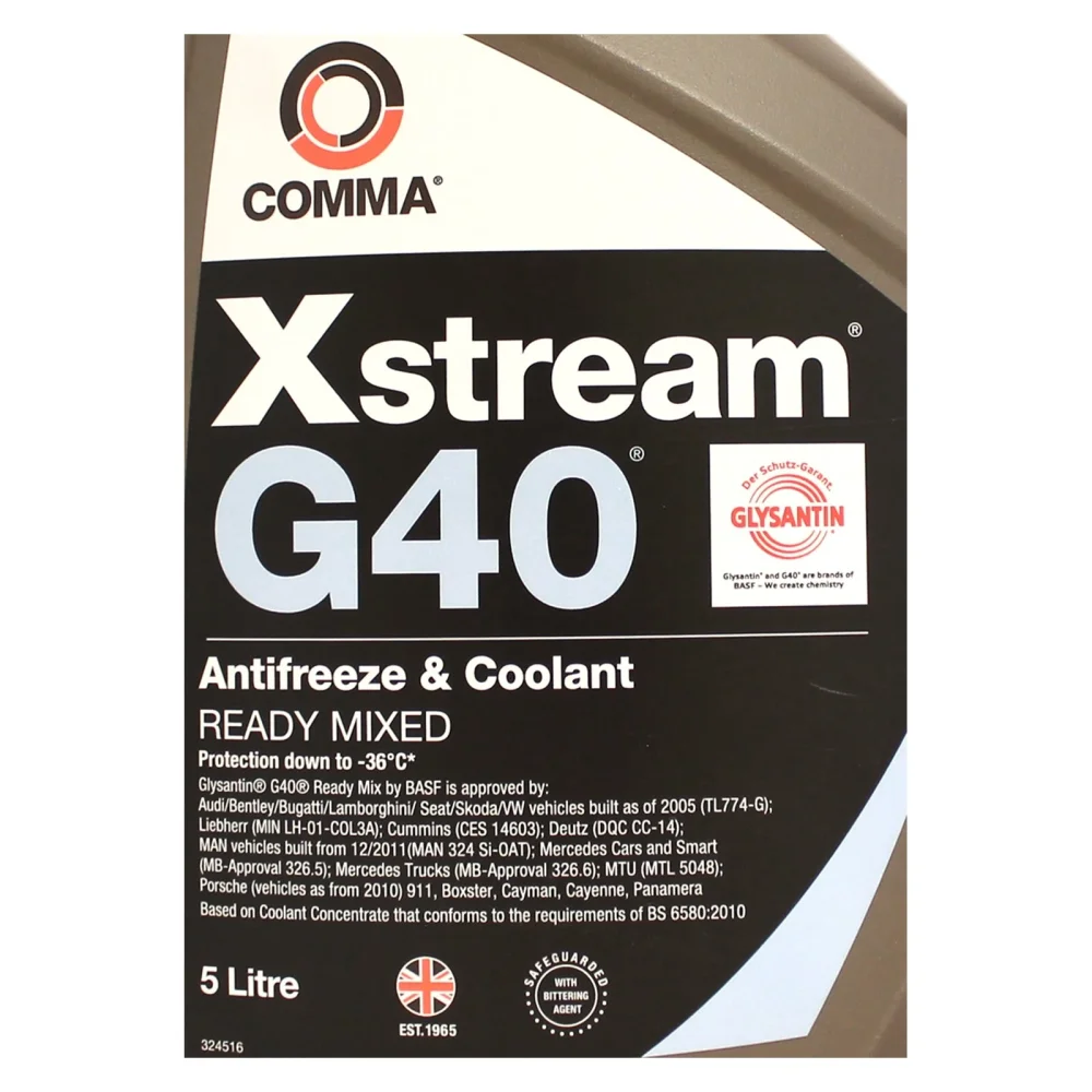 Comma Xstream G40 Antifreeze & Engine Coolant Ready to Use 5L – Car Radiator Cooling Fluid XSG40M5L - Comma - XSG40M5L image 5