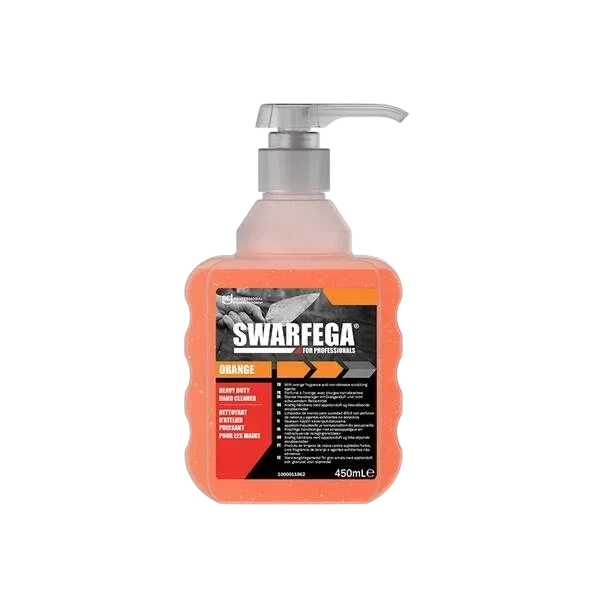 Swarfega Orange 450ml Heavy Duty Hand Wash Cleaner Solvent Free Pump SOR400MP - Swarfega - SOR400MP