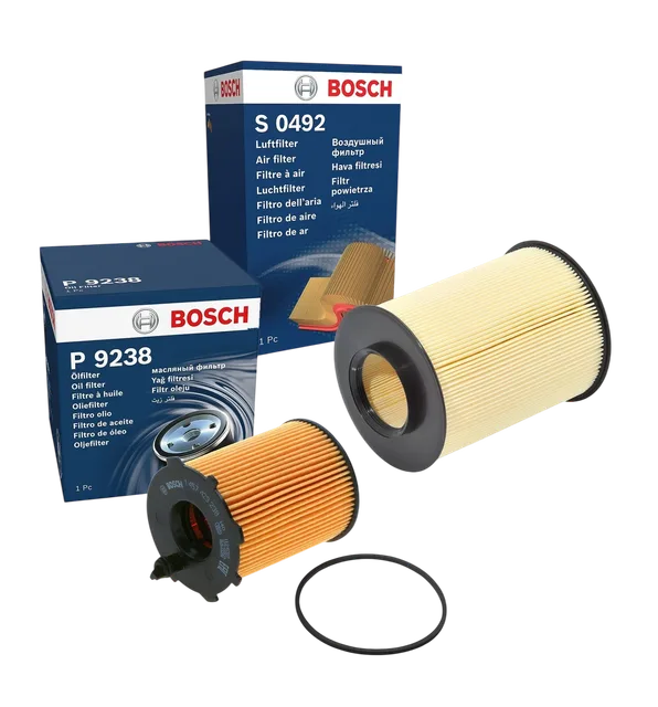Набор ТО Bosch для Ford Focus MK2 MK3 1.5 1.6 TDCi 2007-2020 – масляный и воздушный фильтры - Bosch - P9238 S0492