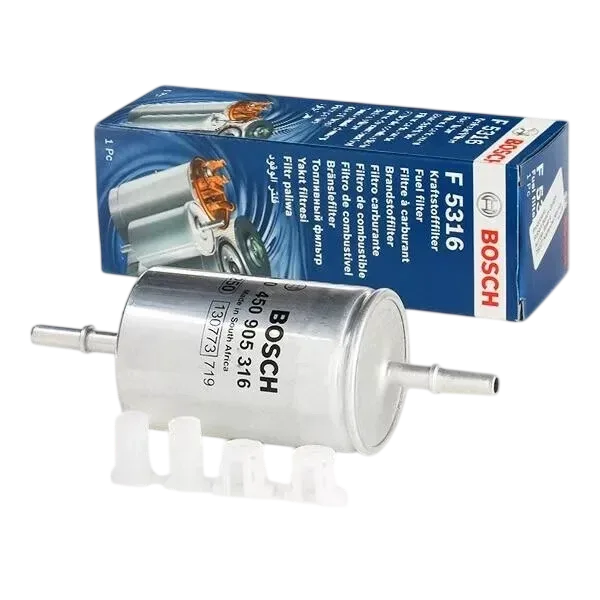 Паливний фільтр BOSCH 0450905316 проточний із кліпсами для VW Alfa Romeo Fiat - Bosch - F5316
