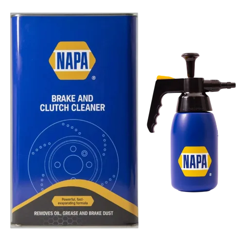 NAPA Brake & Clutch Cleaner Degreaser 5L – Brake Parts Cleaning Fluid with Spray Bottle - NAPA - NBC2005 NPTL1001A
