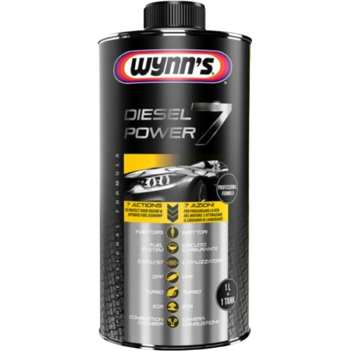 Wynn’s Diesel Power 7 1L 76411 – Diesel Fuel Additive, Injector & Fuel Pump Cleaner Lubricant - Wynn`s - 76411