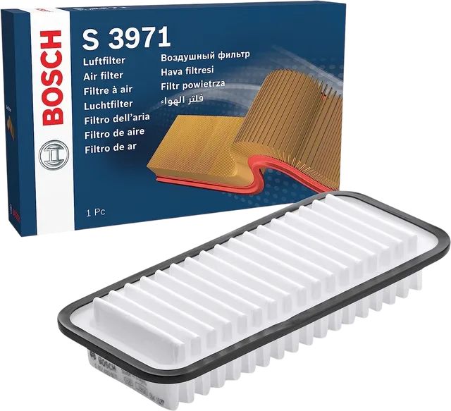 Bosch Air Filter S3971 1457433971 – Engine Air Cleaner 1444PW 1444RG 1444RH 1444XA 1780123030 - Bosch - S3971