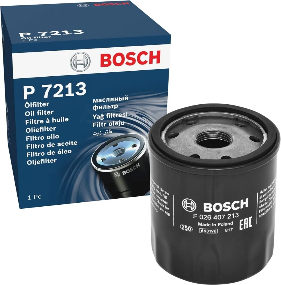 Комплект ТО Bosch для Vauxhall Astra K 1.4 SE MK7 2015–2022 – повітряний, масляний і салонний фільтри - Bosch - P7213 S0436 R5575 зображення 7
