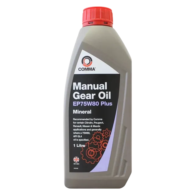 Comma EP 75W-80 Plus Manual Gear Transmission Oil 1L EP75W80P1L - Comma - EP75W80P1L
