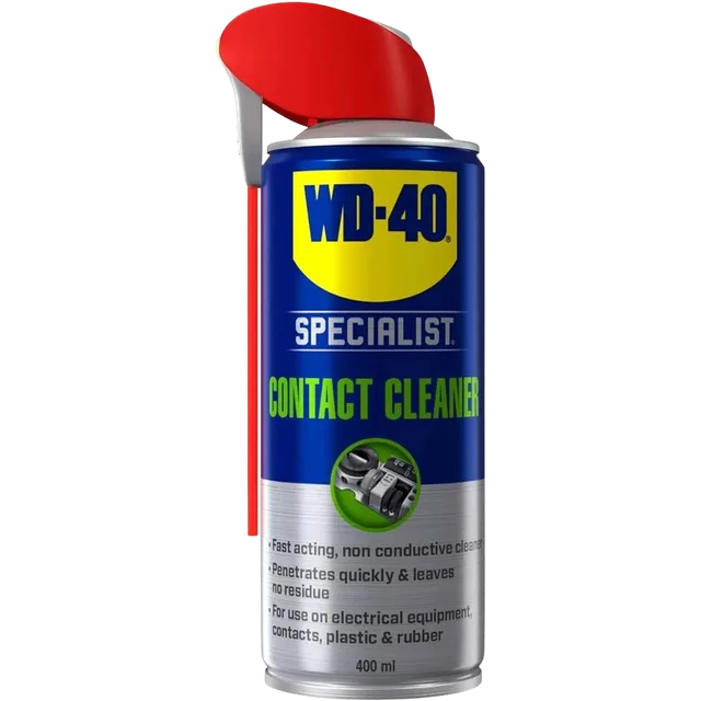 WD-40 Specialist Contact Cleaner 400ml 44376 – Fast Drying Electrical Contact Cleaning Spray - WD-40 - 44376