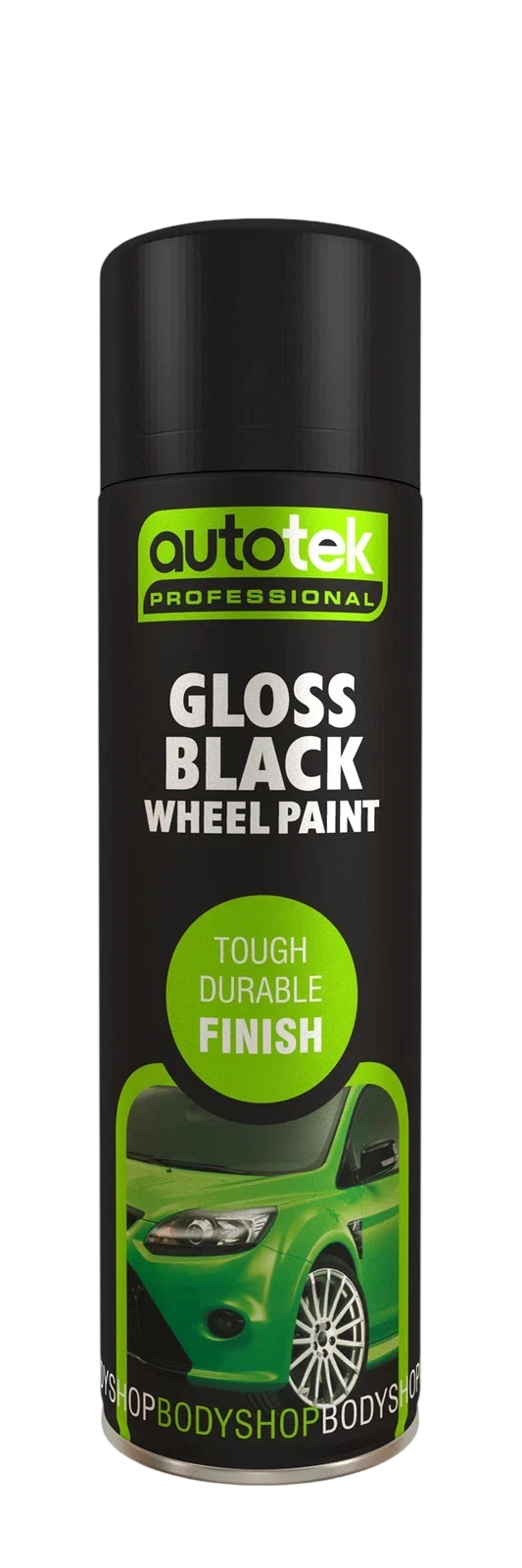 Autotek Gloss Black фарба для легкосплавних дисків 500мл ATOOGBW500 – чорна глянцева аерозольна фарба - AUTOTEK - ATOOGBW500 зображення 1