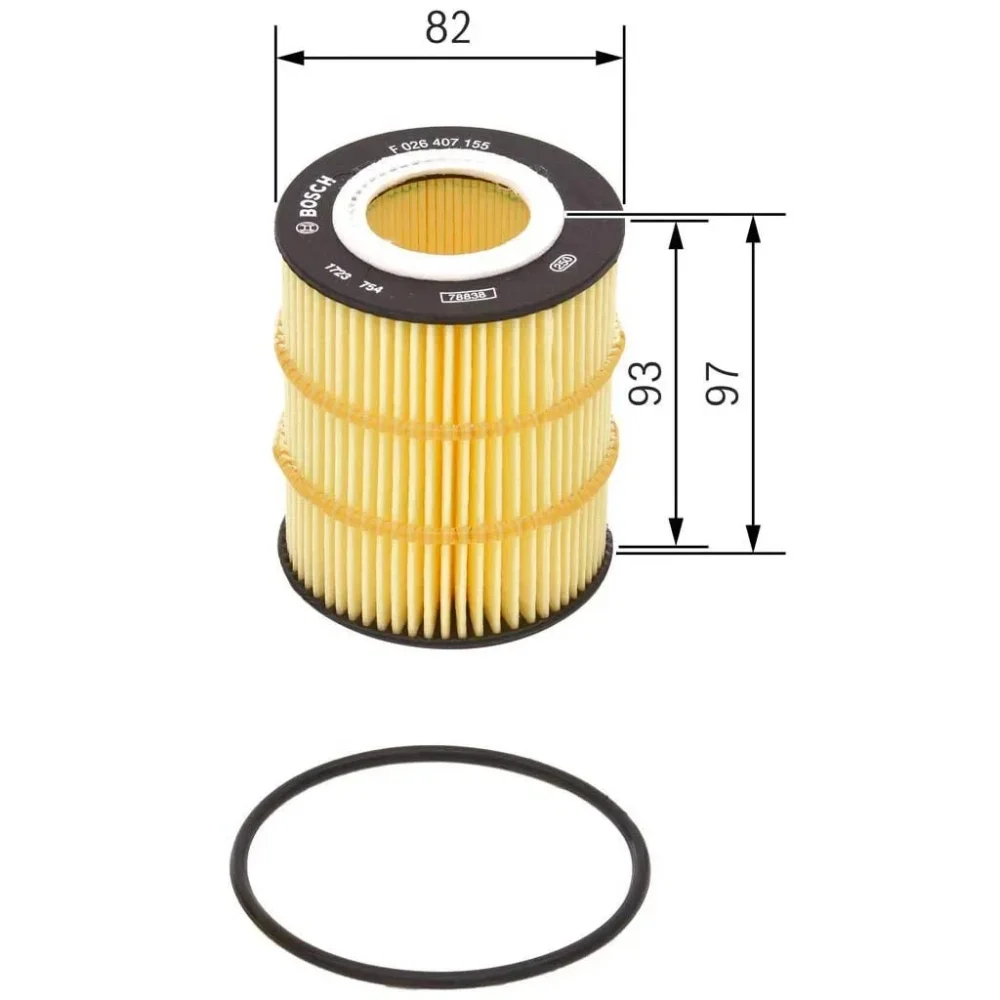 Bosch P7155 Oil Filter LR013148 for Land Rover Discovery 4 & Range Rover 3.0 TDV6 Diesel Engine - Bosch - P7155 image 2